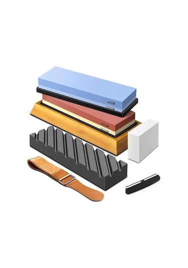 7 Parçadan Oluşan Yüksek Kaliteli Profesyonel Bıçak Bileme Seti