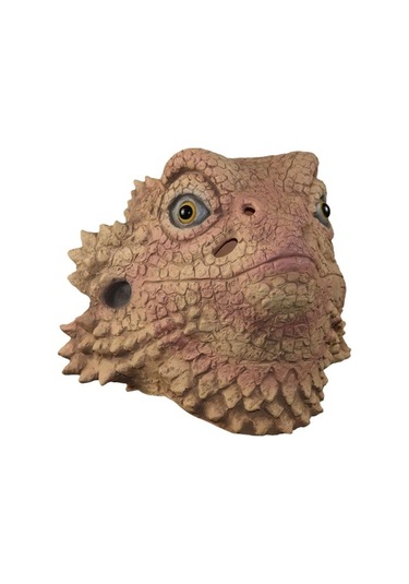 Trendooze Taklit Partisi Maskesi Maskesi Kostüm Kertenkele Kafa İçin Hayvan Fantezi Elbise Cadılar Bayramı Ex