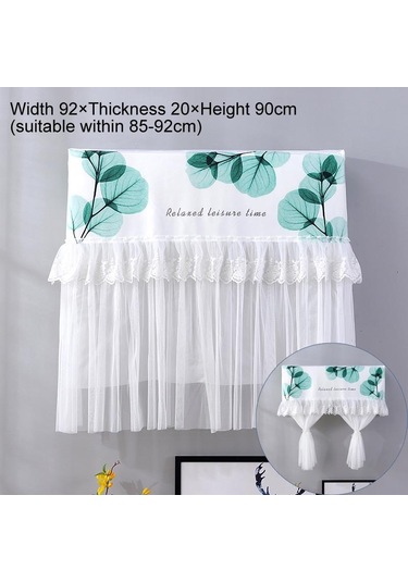 Sones Toz Geçirmez Ve Doğrudan Üflemeye Karşı Basit Rüzgar Asma Makinesi Klima Ay Örtüsü Almayın, Boyut: Genişlik 98 Kalınlık 20 Yükseklik 90 Cm Yuvarlak Yaprak