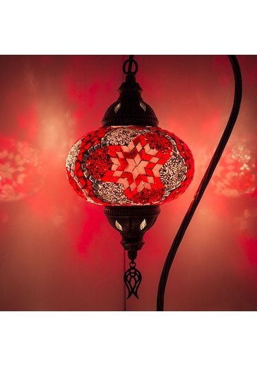 Dekoratif MOZAİK LAMBA DEKORATİF GECE LAMBASI MASA ÜSTÜ LAMBA