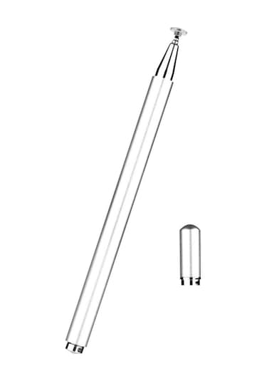 Geeroyoo Metal Stylus Kalem: Manyetik Ve Silikon Uçlu, Telefon-tablet Uyumlu, Çoklu Sisteme Destek, Beyaz