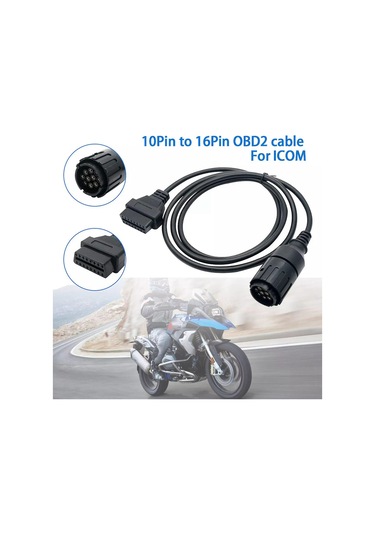 Suofeng Bmw Icom-d Motosiklet Tanı Kablosu - 10pin'den 16pin Obd2 Bağlantı Adaptörü