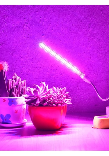 Taşınabilir Bitki Büyütme Lambası 21 Led Mor Stick Led Aydınlatma
