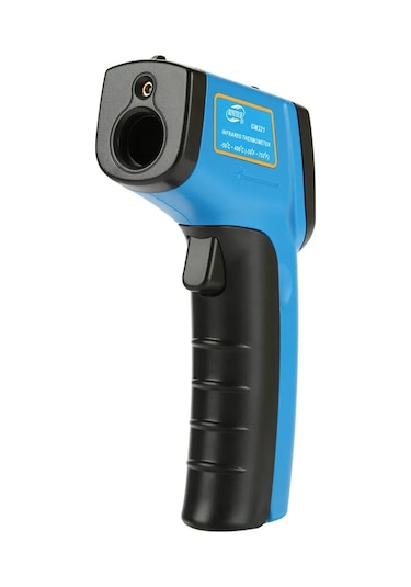 Vkemall Endüstriyel Enfrared Sıcaklık Ölçer -50 C/+400 C - Dijital Lcd Ekranlı, Aaa Pil İçeren El Tipi Termometre