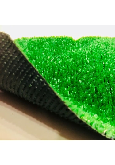900X400 - 7Mm Çim Halı - Yeşil Renk - Düz Ip