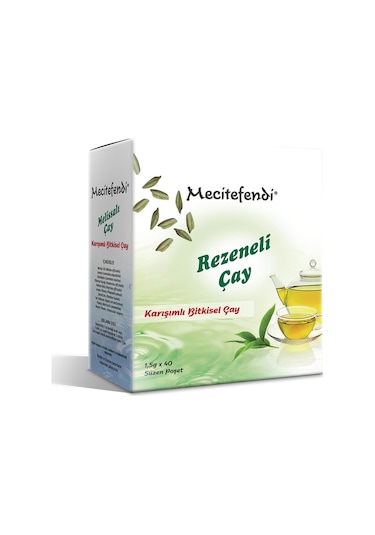 Mecitefendi Rezeneli Karışımlı Bitkisel Süzen Poşet Çay 40 x 1.5 G