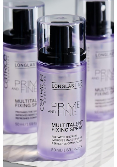 Catrice Prime And Fine Multitalent Sabitleme Spreyi 50ml,şeffaf, Vegan Ve Alkolsüz