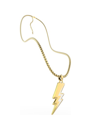 Metalmorphose Şimşek Kolye Altın - Gümüş
