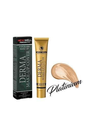 New Well Derma Make Up Cover Porselen Kapatıcı Fond.Platinium 30 ML