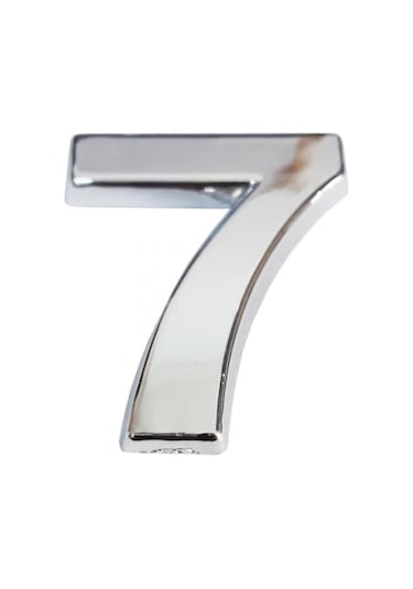 Cemax Krom Yapışkanlı 7 Rakamı 5 Cm