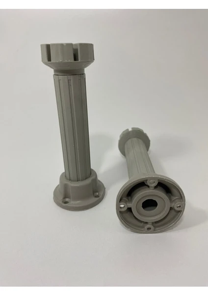 E.p.s. 15 Cm Lik Dolap Mobilya Tezgah Ayak Yükseltici Yülseltme Ayağı Tekli Gri