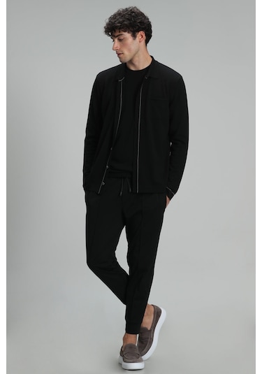 Lufian Orka Erkek Kazak Siyah 112090099100100 Siyah