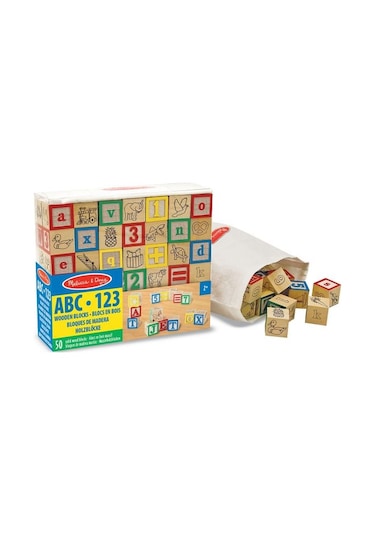 Melissa And Doug Ahşap Bloklar Abc-123