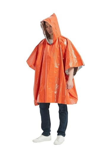 Prestigegoods Acil Durum Kamp Seti - Su Geçirmez Panço, Battaniye Ve Çadır - Outdoor Kamp Ve Macera İçin Çok Renkli