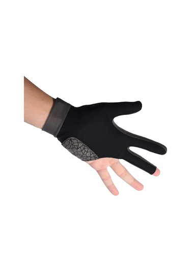 Youtek Bilardo Eldiveni - Kaymayan, Nefes Alabilir, 3 Parmaklı, Esnek, Sol/sağ El İçin