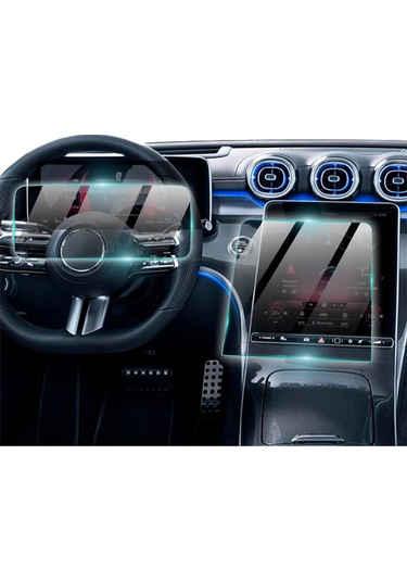 Mercedes 2021-24 C300 W223 W206 11.9 Multimedya 12.3 Gösterge 9h Nano Ipg Proactive Koruyucu Set