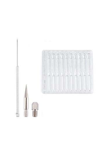 Plasma Pen İğnesi 10 Adet İğne + Bağlantı Aparatları Plazma Kalem