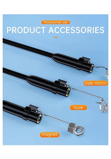 Nhr-16 Endoskop Yılan Kamera Ios Ve Android Uyumlu Led'li 10 Metre