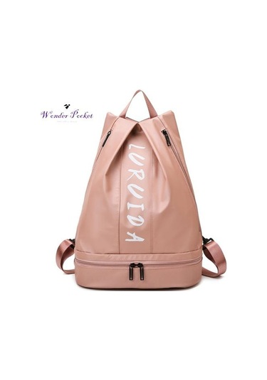 Yırtılmaya Dayanıklı Antrenman Sırt Çantası Kuru Islak Ayırma Yırtılmaya Dayanıklı Günlük Depolama Black Siyah