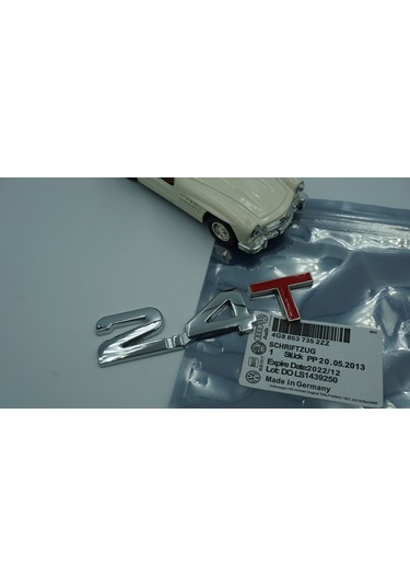 Audi 2.4 T Bagaj Krom Metal 3M 3D Yazı Logo