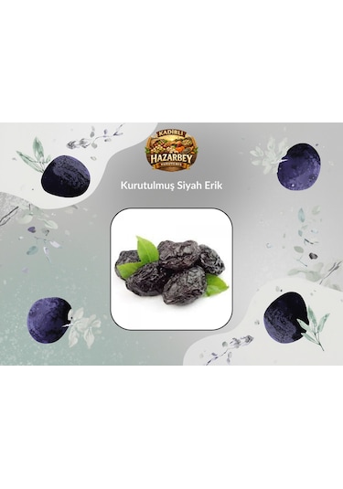 Kadirlihazarbey Kurutulmuş Siyah Erik 250 Gr 250 G