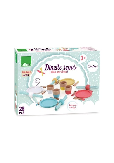 Vilac - Ahşap Yemek Seti