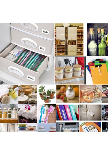 Geekyou 9mm Pet Etiket Bandı - Suya Dayanıklı, Kuru Renkler, Yoğun Yapışkanlık - Casio Yazıcılar İçin Kz-9abu Mavi Arka Plan Beyaz Yazı