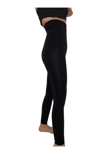 Siyah Kadın Korse 2 Beden İnceltici Yüksek Bel Korse Tayt Siyah