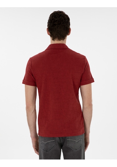 Pierre Cardin Erkek Nar Çiçeği Tişört 50302586-vr239 Nar Çiçeği