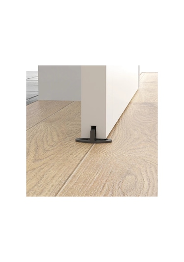 Xuweiwei 2 Adet Kaliteli Sürgülü Kapı Stoperi - Dayanıklı Plastik Metal Kaplama, Ahşap Zeminler İçin Barn Kapı Raya Sistem