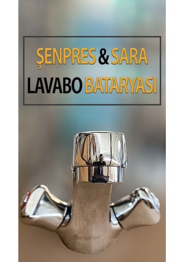 Şenprens Sara Model Lavabo Bataryası Krom