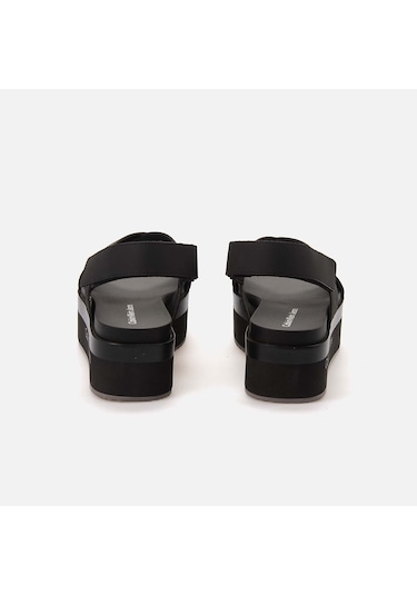 Calvin Klein Dolgu Topuklu Kadın Sandalet Yw0yw01362 Siyah