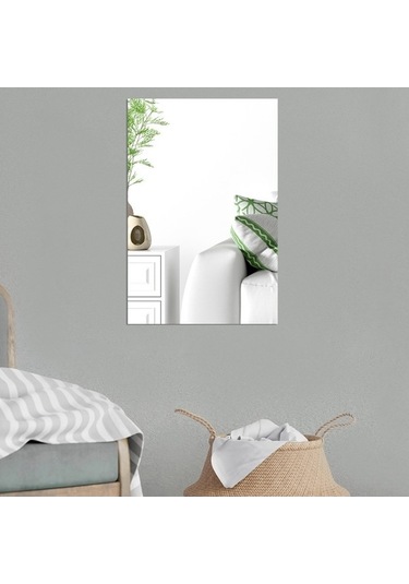 Novahub 4 Adet 42x27cm Dikdörtgen Akrilik Ayna Sticker, Altın Renk Diğer