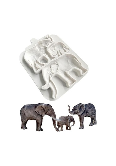 Fondan Kalıp Esnek Yapışmaz Silikon Orman Hayvan Mousse Fondan Kalıp Kek Dükkanı A