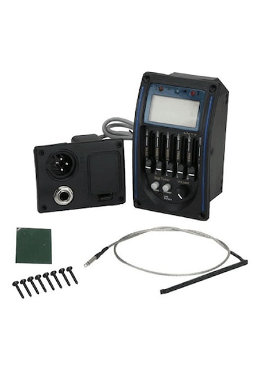 5-bant Lc5 Ekolayzır Gitar Eşikaltılı Lcd Ekranlı