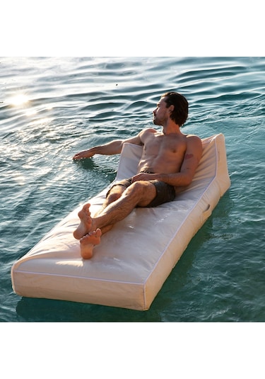 Sunnylife - Lüks Deniz Ve Havuz Şişme Yatağı Altın