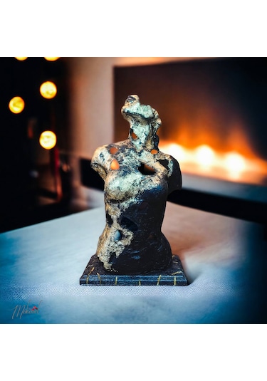 24 Karat Heykeli Figür Dekoratif Obje Ve Biblo Masa Dekorasyon Sa