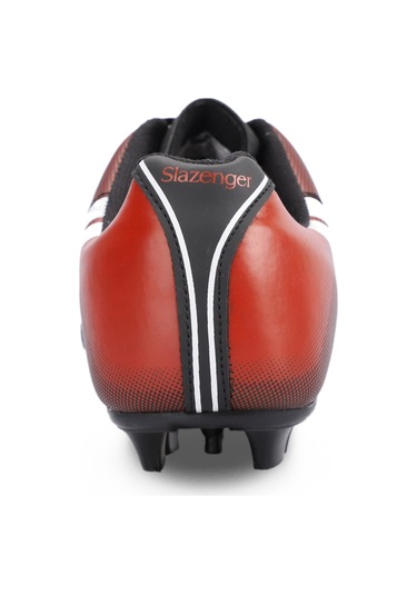Slazenger MARK KRP Çocuk Halı Saha Siyah / Beyaz / Kırmızı Futbol Ayakkabısı