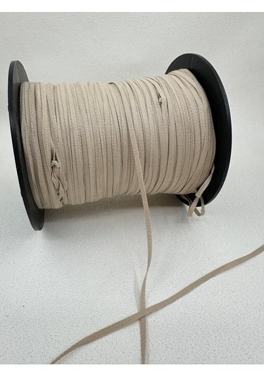 4 Mm Askılık Grogren Şerit 5 Metre - Bej