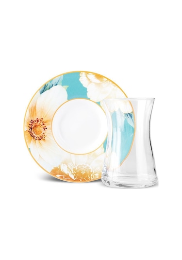 Karaca  Serra 6 Kişilik 12 Parça Çay Seti