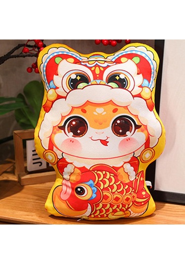 Suntek Yeni Yıl Atma Yastığı Dekoratif Yastık Yatak Koi Koi