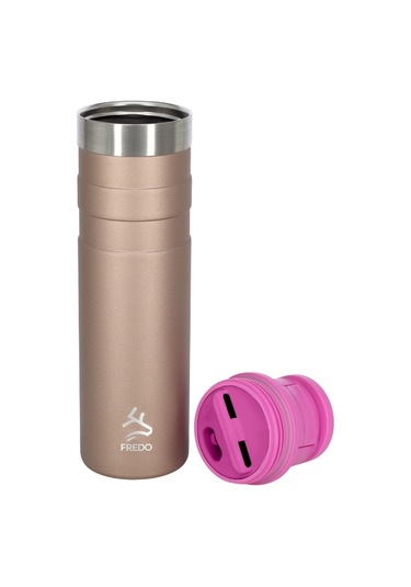 Comfort Therm Paslanmaz Çelik Rose Gold Termos Bardak, Mug 600ml Rose Gold