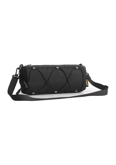 Moveevo Siyah 2.4l Bisiklet Ön Çantası, 160g Hafif, Poliester, Ayarlanabilir Askı, 24.5x10cm, Arabaya/bisiklete Uygun Siyah