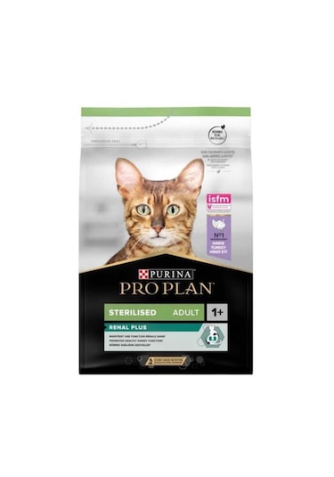 Pro Plan Renal Plus Kısırlaştırılmış Hindili Kedi Maması 3 KG