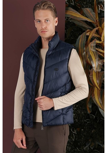 Y 161 Lacivert Klasik Yelek Lacivert