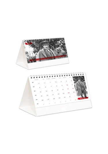 2026 Atatürk Piramit Masa Takvimi Masaüstü Takvim 21 x 17 CM