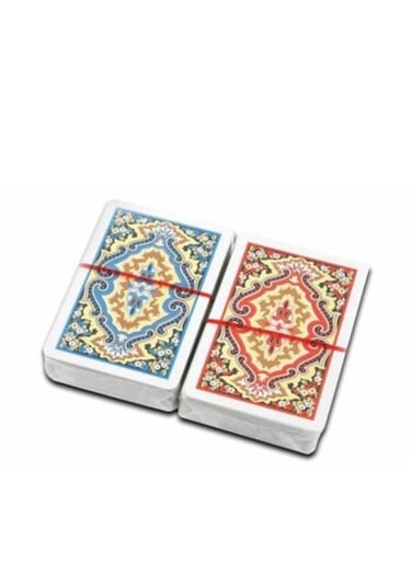 Angora Kem Plastik Oyun Kağıdı İskambil Kağıdı Çift Deste 52 Oyun