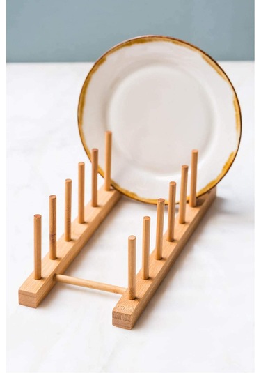 Bambu Lüx 6 Bölmeli Tabaklık 25x13,5x11cm Antrasit - Gri