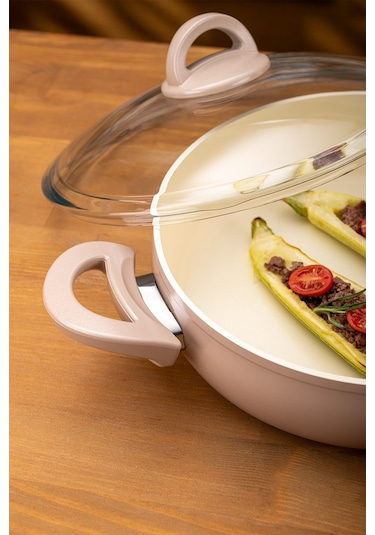 Emsan Crystal Rose 7 Parça Güveç Seti Rose