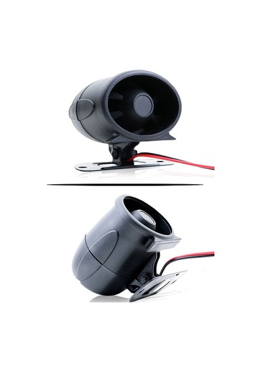 Anjiexun Araba Hırsızlık Önleyici Korna Sireni, Korna Alarmı 12v Tweeter Alarmı